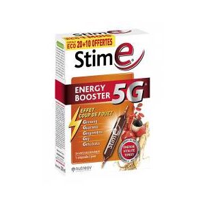 Nutreov Stim E Energy Booster 5G 20 Ampoules 10 Offertes Boite 30 ampoules