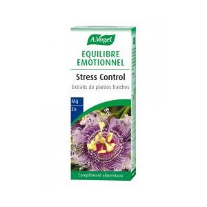 A.Vogel Stress Control Équilibre Émotionnel Extraits de Plantes Fraîches 30 Comprimes - Boîte 30 comprimes
