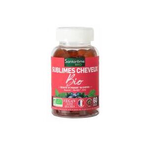 Santarome Bio Sublimes Cheveux Bio 60 Gummies - Pot 60 gommes