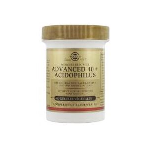 Solgar Advanced 40+ Acidophilus 60 Gelules Vegetales - Pot 60 gelules vegetales