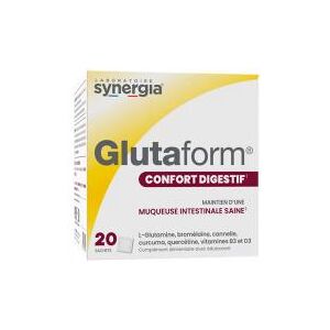 Synergia Glutaform Confort Digestif 20 Sachets - Boîte 20 sachets