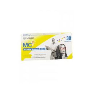 Synergia MC2 Memoire & Concentration 30 Comprimes a Croquer - Boîte 30 comprimes
