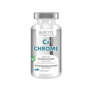 Biocyte Longevity Cr Chrome 60 Gélules - Pot 60 gélules - Publicité