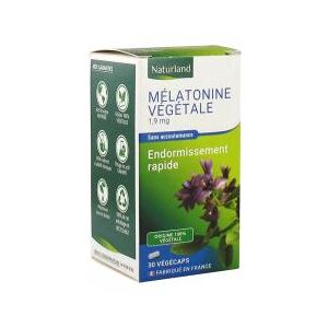 Naturland Melatonine Vegetale 30 Vegecaps - Pot 30 vegecaps