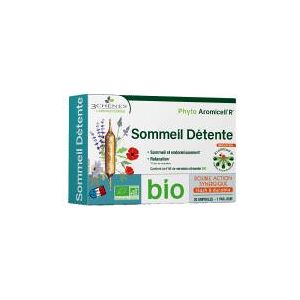 Les 3 Chenes Phyto Aromicell'R Sommeil Detente Bio 20 Ampoules - Boîte 20 ampoules de 10 ml