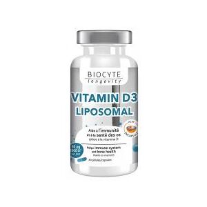 Biocyte Longevity Vitamin D3 Liposomal 30 Gelules - Pot 30 gelules