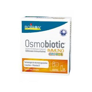 Boiron Osmobiotic Immuno Enfant 30 Sticks Orodispersibles - Boîte 30 sticks de 1,8 g - Publicité