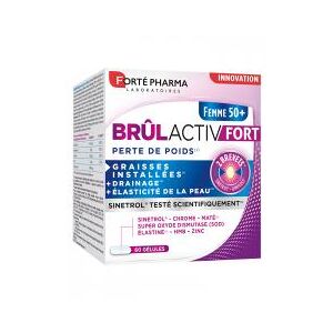 Forte Pharma Brulactiv Fort Femme 50+ Perte de Poids 60 Gelules - Boîte 60 gelules