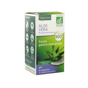 Naturland Aloe Vera Bio 30 Vegecaps - Pot 30 gelules