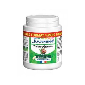 Juvamine Thé Vert Guarana 120 Gélules - Pot 120 gélules - Publicité