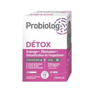 Mayoly Spindler Probiolog Detox 15 Sticks + 15 Gelules - Boîte 15 sticks + 15 gelules