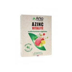 Arkopharma Azinc Vitalite Multivitamines Vegetales 30 Comprimes - Boîte 30 comprimes