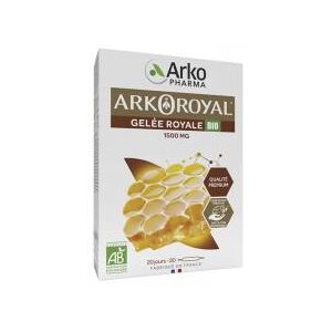 Arkopharma Arko Royal Gelee Royale 1500 mg Bio 20 Ampoules - Boîte 20 ampoules de 10 ml