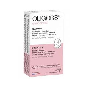 Laboratoire CCD Oligobs Grossesse 30 Comprimés + 30 Capsules - Boîte 30 comprimés + 30 capsules