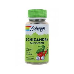 Solaray Schizandra 100 Capsules Vegetales - Pot 100 capsules vegetales