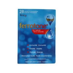 Ferrotone Fer Naturel 28 Sachets - Boîte 28 sachets de 20 ml