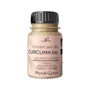 Phytalessence Pure Curcuma Bio 60 Gelules - Pot 60 gelules