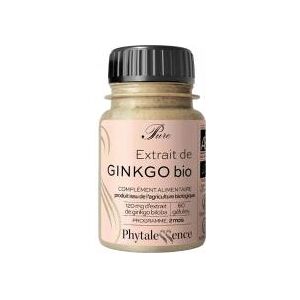 Phytalessence Pure Ginkgo Bio 60 Gelules Pot 60 gelules