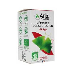 Arkopharma Arkogelules Ginkgo Bio 150 Gelules - Boîte 150 gelules