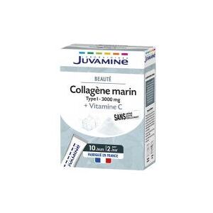 Juvamine Collagene Marin Type I 3000 mg Vitamine C 20 Sticks Boite 20 sticks