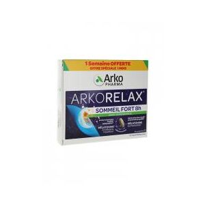 Arkopharma Arkorelax Sommeil Fort 8H 30 Comprimés Offre Spéciale - Boîte 30 Comprimés - Publicité