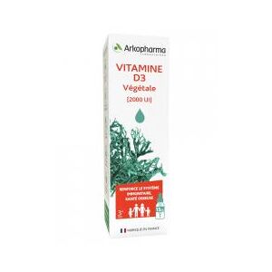 Arkopharma Arkofluides Vitamine D3 Végétale 15 ml - Flacon compte goutte 15 ml - Publicité