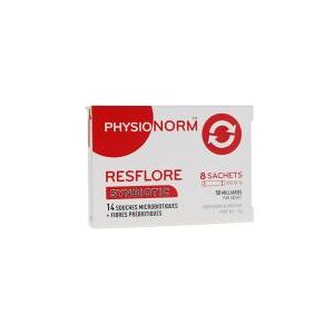 Laboratoire Immubio Physionorm Resflore Ferments Lactiques 8 Sachets - Boîte 8 sachets de 3 g