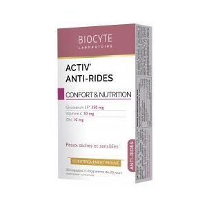 Biocyte Activ' Anti-Rides 30 Capsules - Boîte 30 capsules