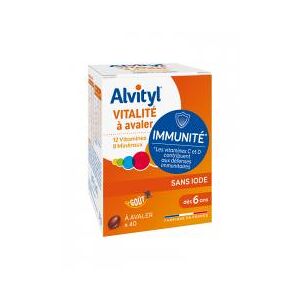 Alvityl Vitalite 40 Comprimes a Avaler - Pot 40 comprimes