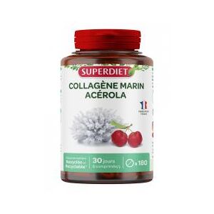 Superdiet Collagene Marin & Acerola 180 Comprimes - Boîte 180 comprimes
