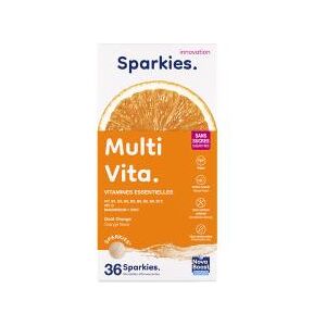 Nova Boost Sparkies Multi Vita 36 Microbilles Effervescentes - Boîte 36 microbilles effervescentes