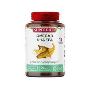 Superdiet Omega 3 120 Capsules Pot 120 capsules