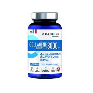 Granions Collagene Marin Type I et II 3000 mg 80 Comprimes - Pot 80 comprimes