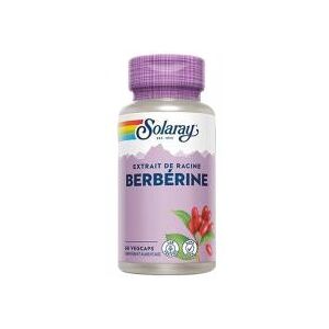 Solaray Berberine 60 Capsules Vegetales - Boîte 60 capsules