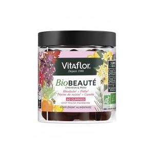 Vitaflor Bio Beaute Cheveux & Peau 60 Gummies - Pot 60 gommes
