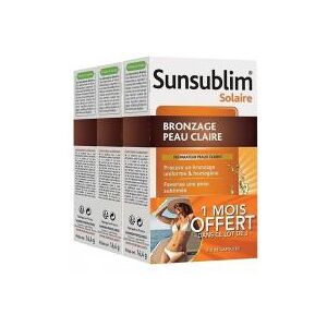 Nutreov Sunsublim Bronzage Peau Claire Lot de 3 x 28 Capsules Lot 3 x 28 capsules