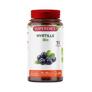 Superdiet Myrtille Bio 90 Gélules - Pot 90 gélules - Publicité