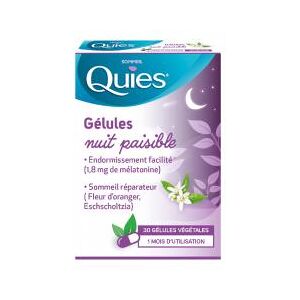 Quies Gelules Nuit Paisible 30 Gelules - Boîte 30 gelules