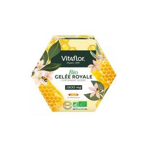 Vitaflor Gelee Royale 1800 mg Bio 20 Ampoules - Boîte 20 ampiules de 10 ml