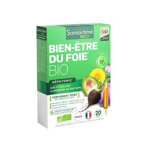 Santarome Bio Bien Etre du Foie Bio 20 Ampoules Boite 20 ampoules