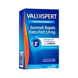 Valdispert Sommeil Rapide Extra Fort 1,9 mg 40 Comprimes Orodispersibles - Boîte 40 comprimes