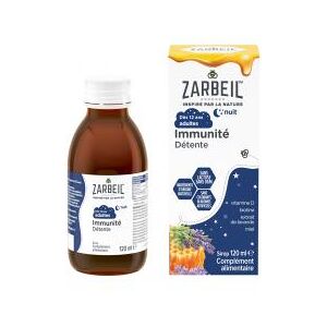 Zarbeil Sirop Immunite Detente Nuit 120 ml - Flacon 120 ml