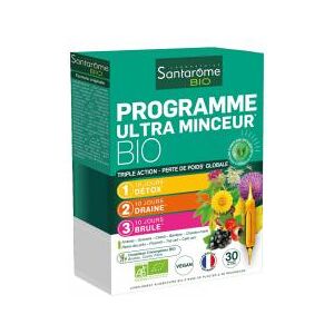 Santarome Bio Programme Ultra Minceur Bio 30 Ampoules - Boîte 30 Ampoules de 10 ml