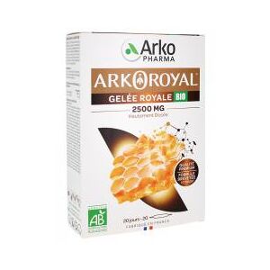 Arkopharma Arko Royal Gelee Royale 2500 mg Bio 20 Ampoules - Boîte 20 ampoules de 10 ml