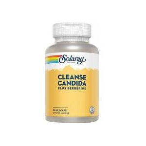 Solaray Cleanse Candida Plus Berberine 90 Capsules Vegetales - Boîte 90 capsules