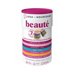 UPSA x Nourished Gummies 7en1 Beaute 30 Gummies - Boîte 30 gummies