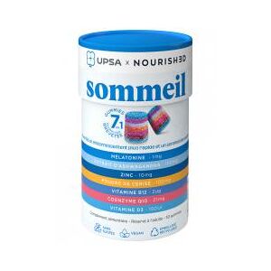 UPSA x Nourished Gummies 7en1 Sommeil 30 Gummies - Boîte 30 gummies