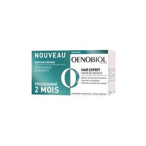 Oenobiol Hair Expert Chute de Cheveux Lot de 2 x 60 Capsules - Lot 2 x 60 capsules