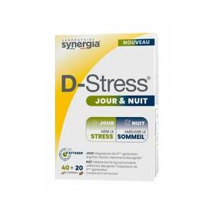 Synergia D-Stress Jour & Nuit 60 Comprimes - Boîte 60 comprimes