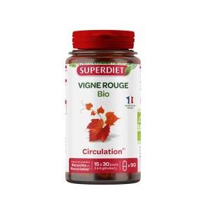 Superdiet Vigne Rouge Bio 90 Gélules - Boîte 90 gélules - Publicité